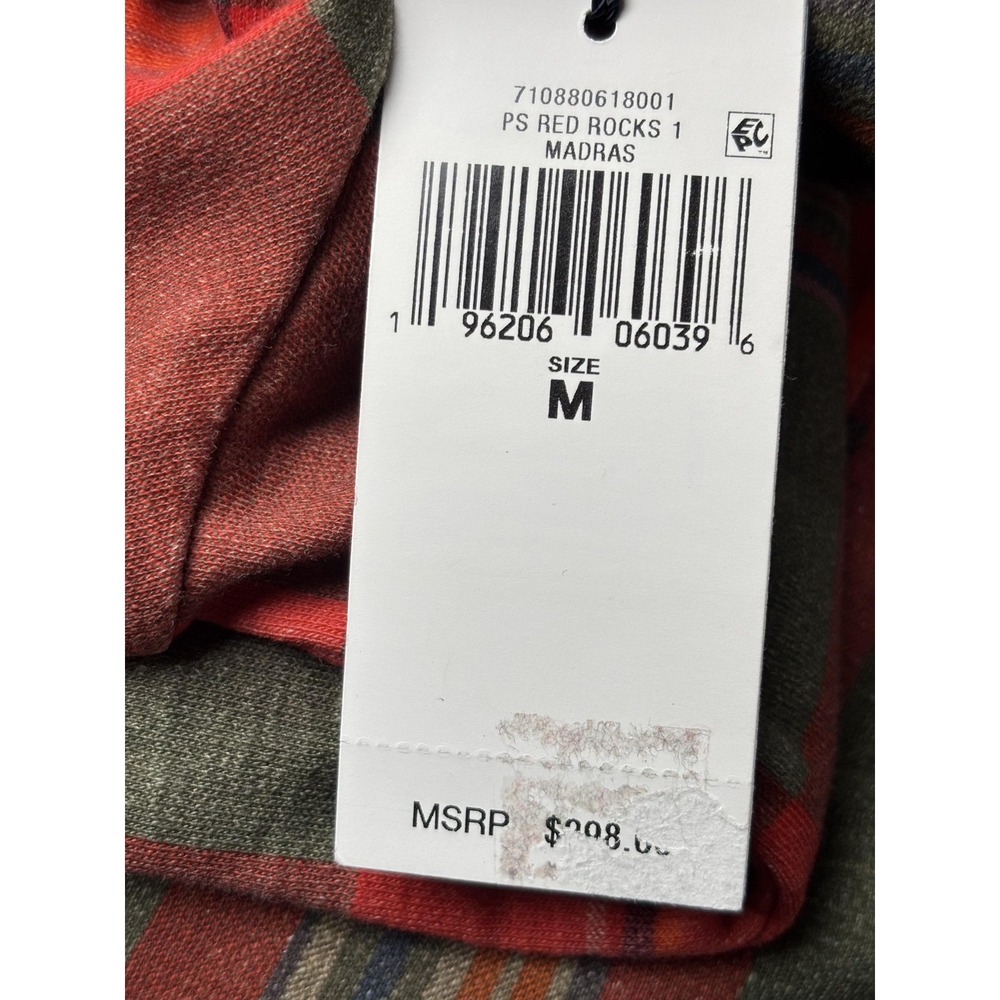 Polo Sport Ralph Lauren Shirt Mens Medium Red Plaid Madras Rugby Classic Fit - Picture 2 of 16